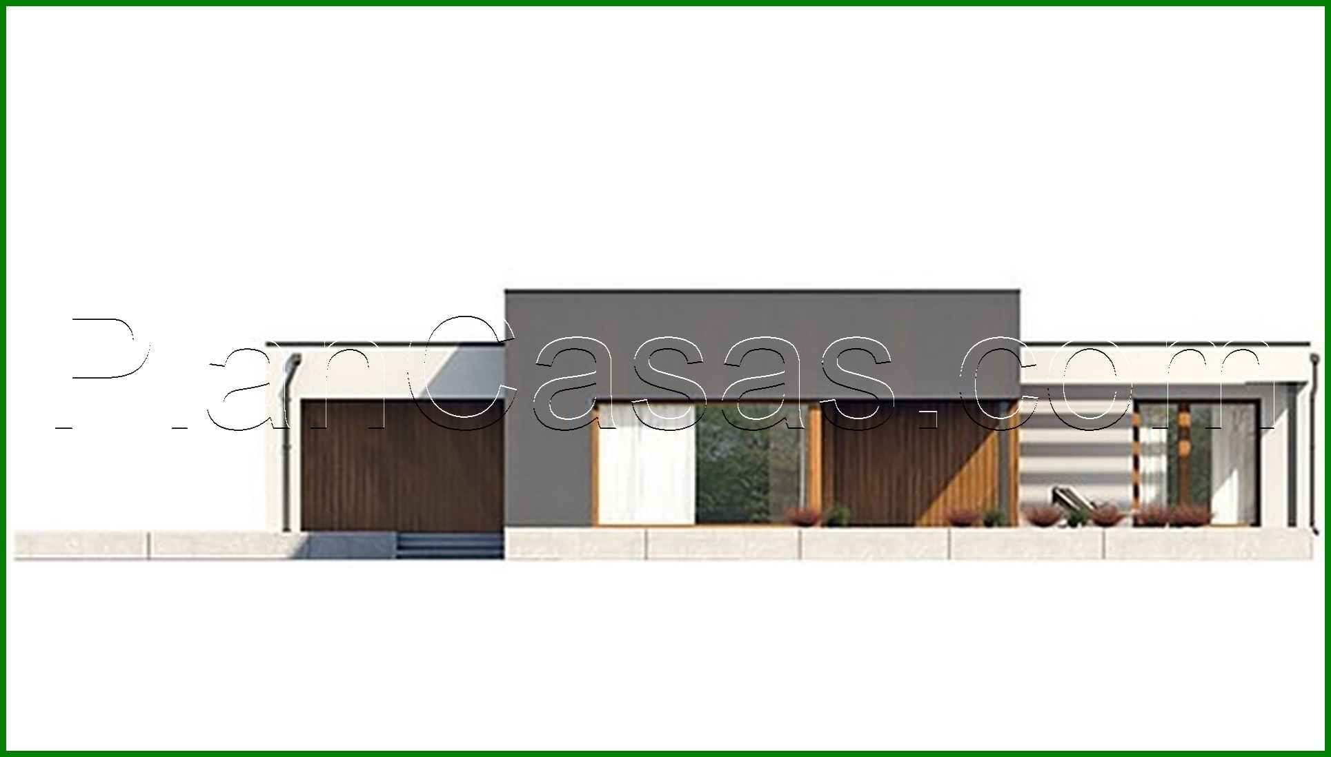 Visualization gallery - Elegant one-story modern house