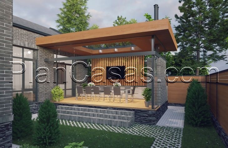 Visualization gallery - One storey house