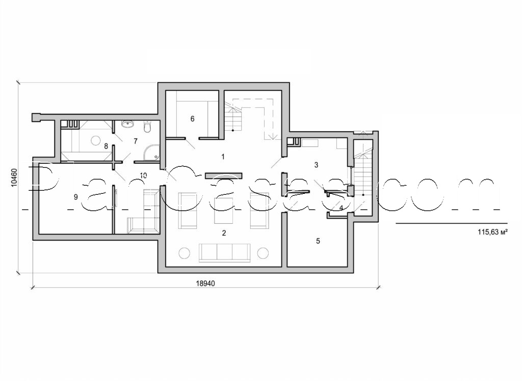 Visualization gallery - Two storey house