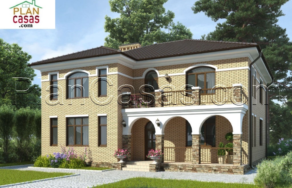 Two storey house house plan
