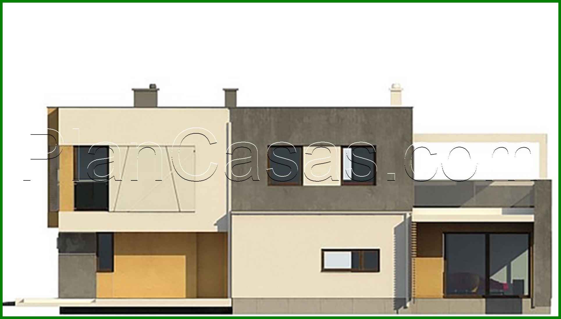 Visualization gallery - Ultra-Modern Flat-Roof Country Mansion