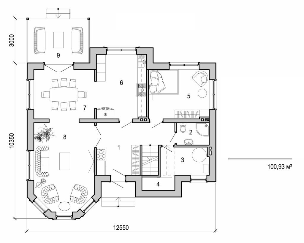 Visualization gallery - Two storey cottage