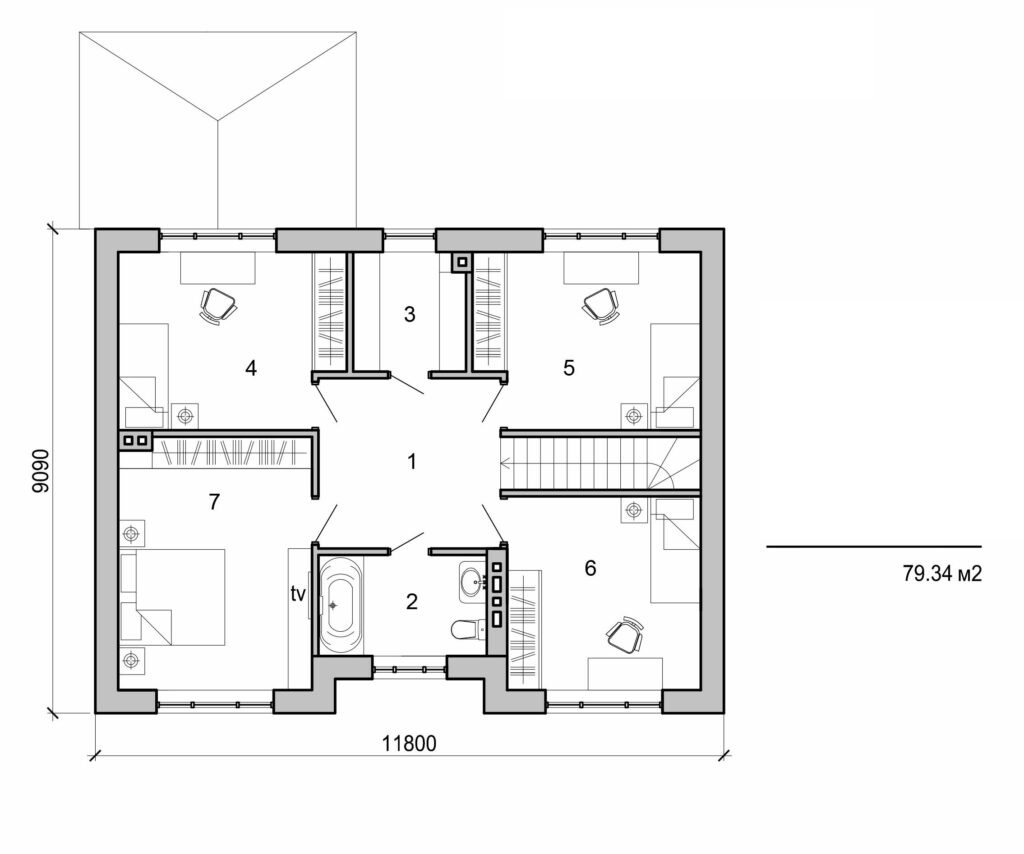 Visualization gallery - Two storey house