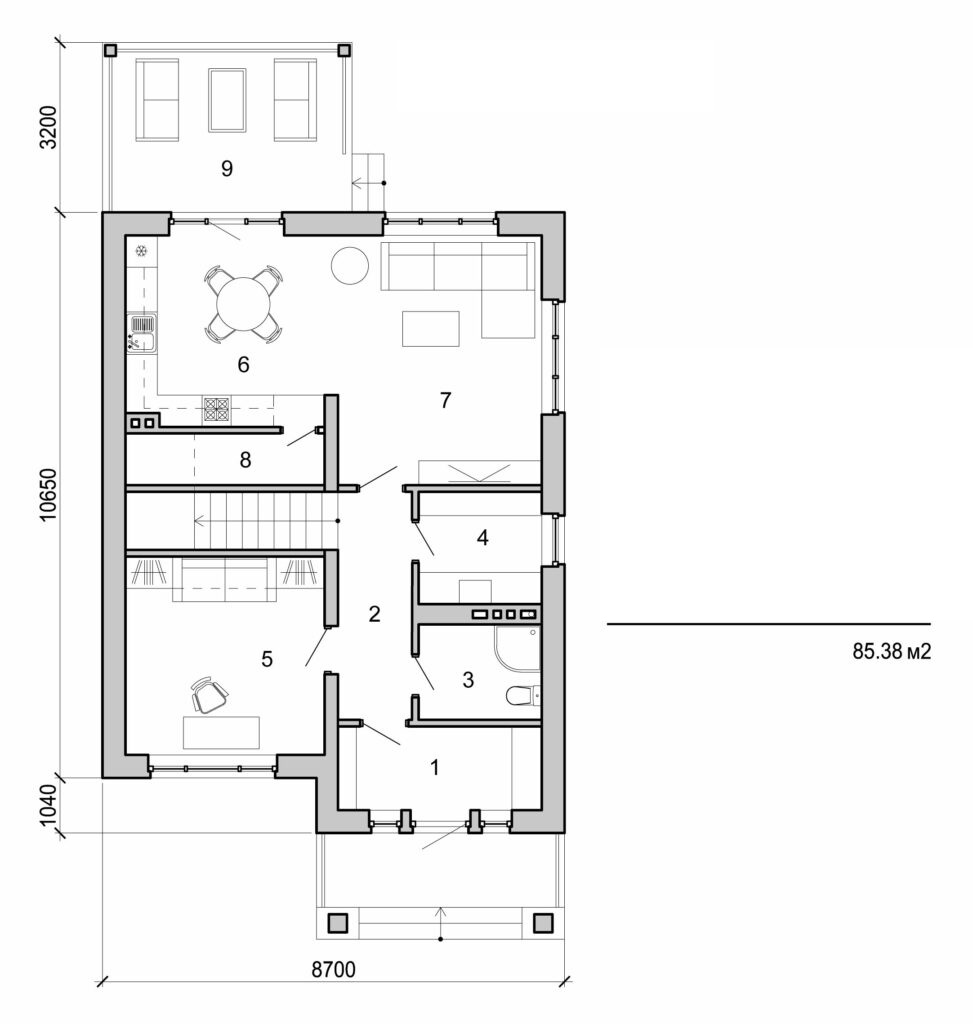 Visualization gallery - Two storey house