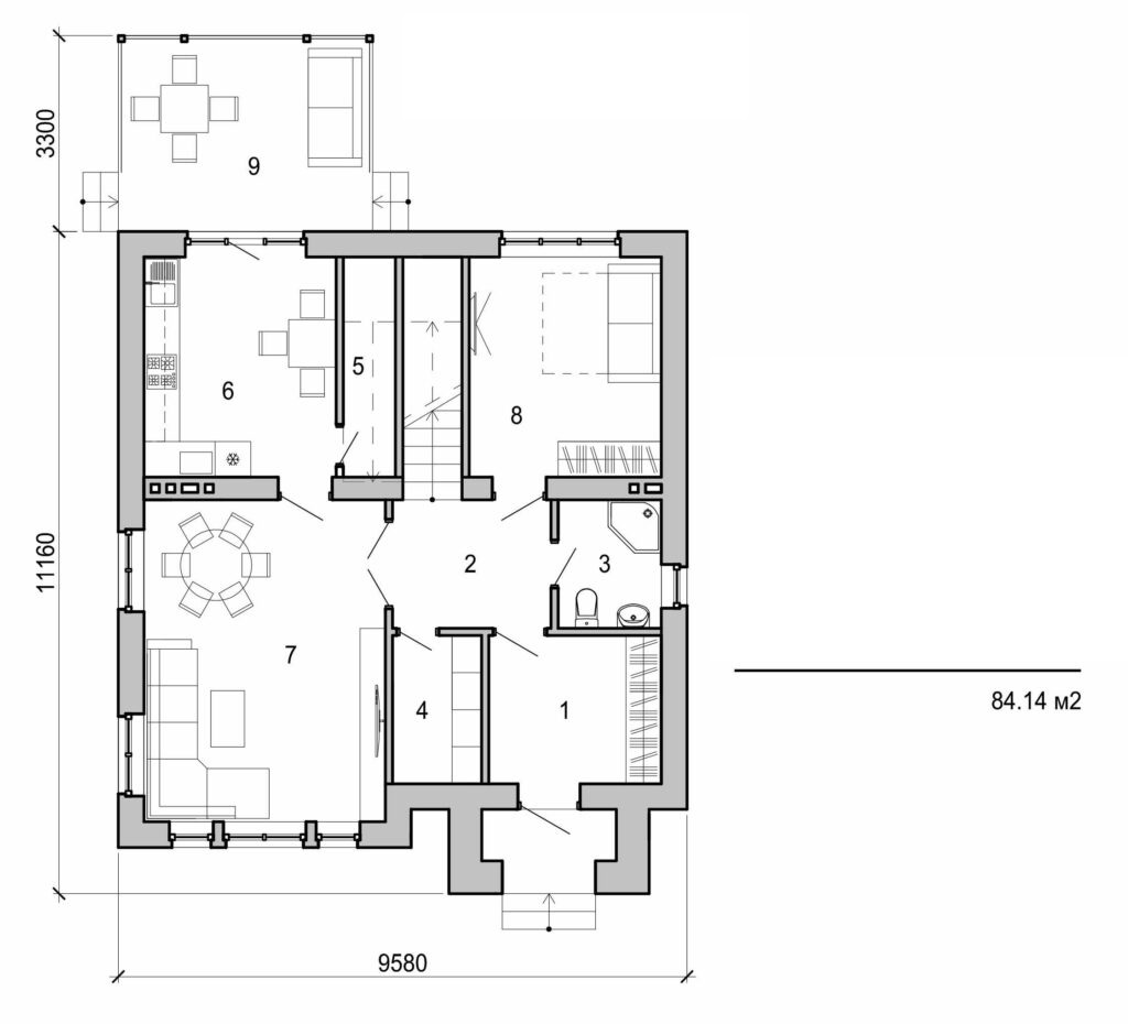 Visualization gallery - Two storey house