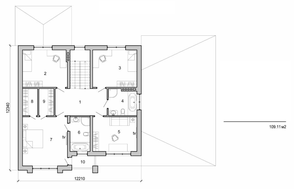 Visualization gallery - Two storey cottage