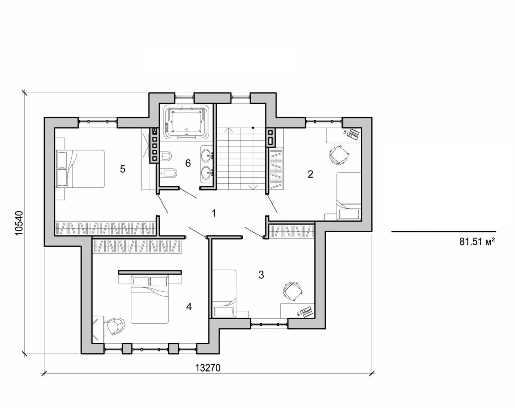 Visualization gallery - Two storey house