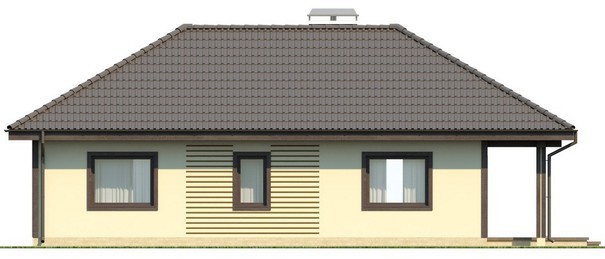 Visualization gallery - Compact house project with terrace