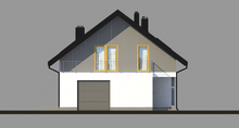 Visualization gallery - Two-storey stylish house with two balconies