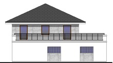 Visualization gallery - Beautiful residential mansion with a spacious terrace