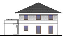 Visualization gallery - Beautiful residential mansion with a spacious terrace