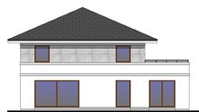 Visualization gallery - Beautiful residential mansion with a spacious terrace
