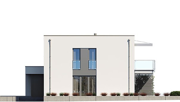 Visualization gallery - Modern stylish two-story house