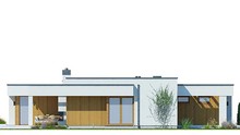 Visualization gallery - Modern house with three bedrooms and three bathrooms