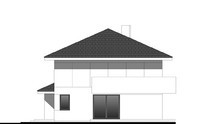 Visualization gallery - The project of a two-story townhouse