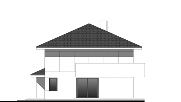 Visualization gallery - The project of a two-story townhouse