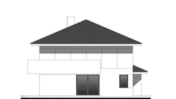 Visualization gallery - The project of a two-story townhouse
