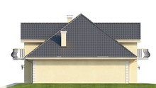 Visualization gallery - Project of a classic house with an attic