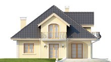 Visualization gallery - Project of a classic house with an attic