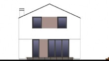 Visualization gallery - Modern two-story cottage with three bedrooms