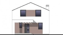 Visualization gallery - Modern two-story cottage with three bedrooms