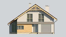 Visualization gallery - The project of a two-story cottage with a second light