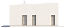 Visualization gallery - Design of a modern cottage with a glazed living room