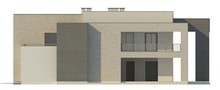 Visualization gallery - Modern Art Nouveau house with sauna on the second floor