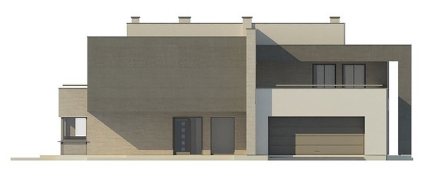 Visualization gallery - Modern Art Nouveau house with sauna on the second floor