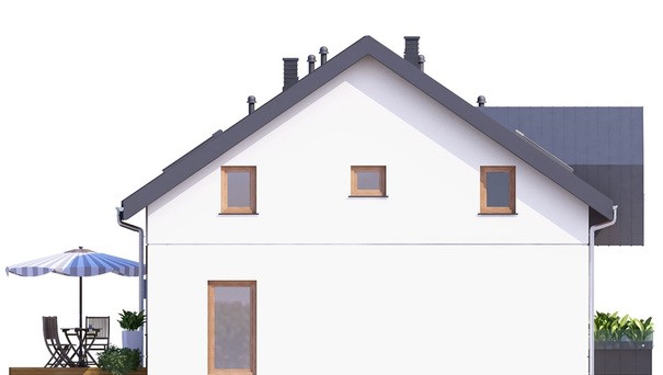 Visualization gallery - Modern apartment building with an office on the ground floor