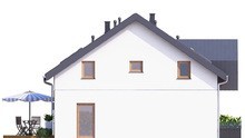 Visualization gallery - Modern apartment building with an office on the ground floor
