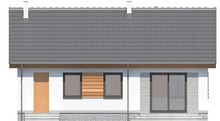 Visualization gallery - One-storey house with a living area of 100 squares