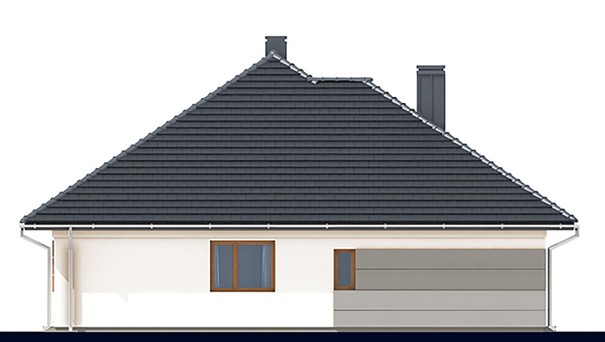 Visualization gallery - Modern residential cottage with an attic