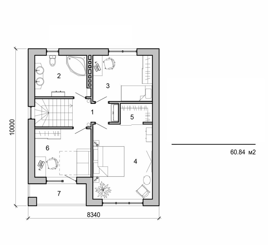 Visualization gallery - Two storey stylish house