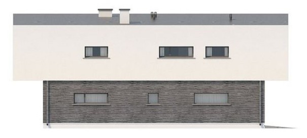 Visualization gallery - Original T-shaped house in a modern style
