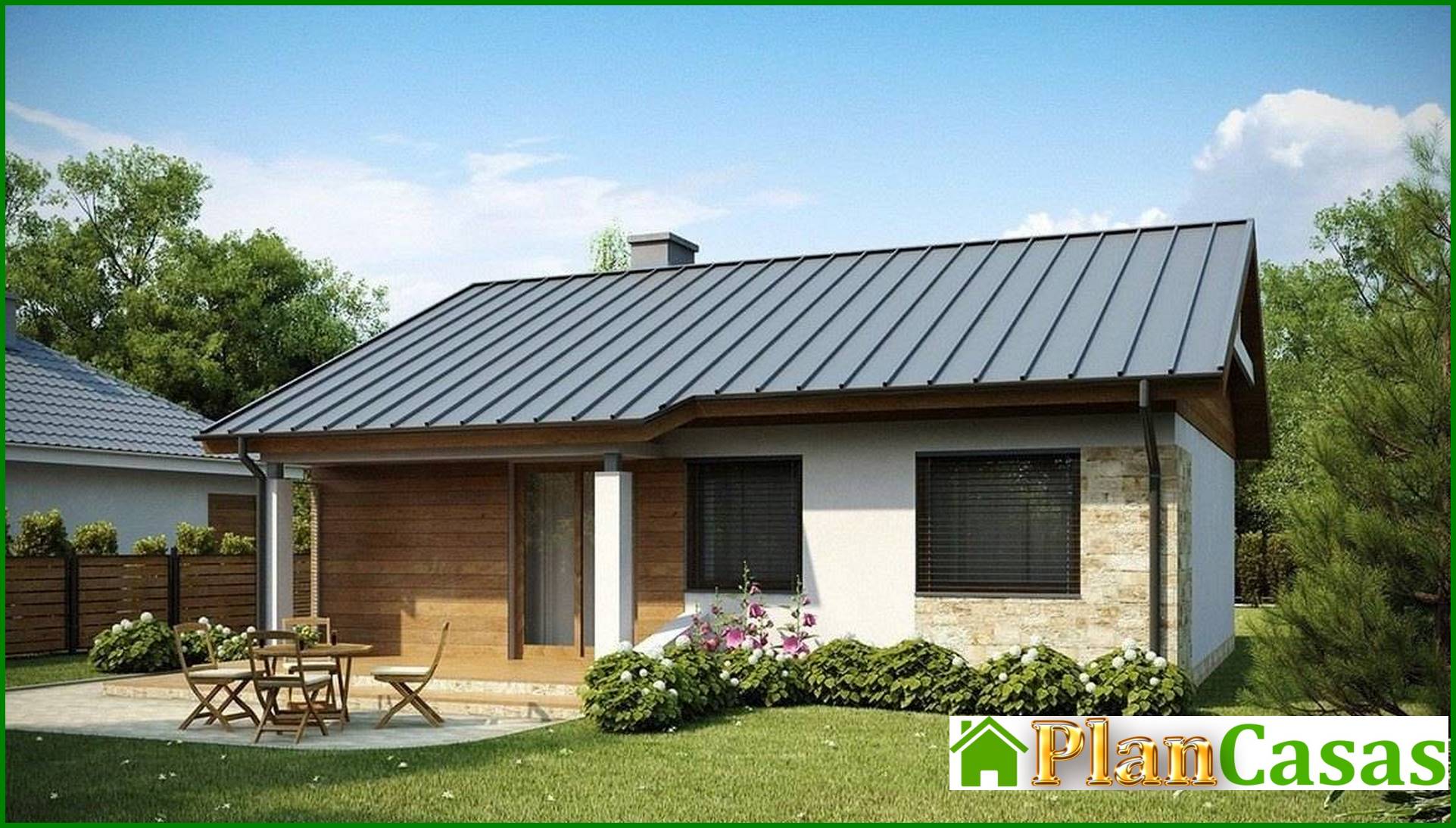 Visualization gallery - The project of a small one-story cottage
