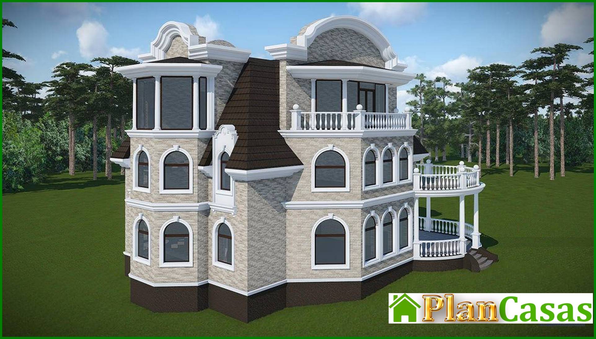 Visualization gallery - The project of a four-story mansion