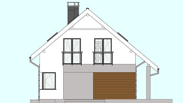 Visualization gallery - Compact two-story cottage project
