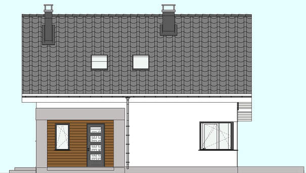 Visualization gallery - Compact two-story cottage project