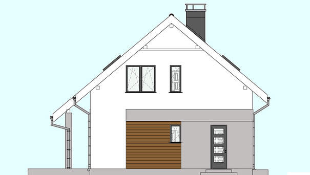 Visualization gallery - Compact two-story cottage project