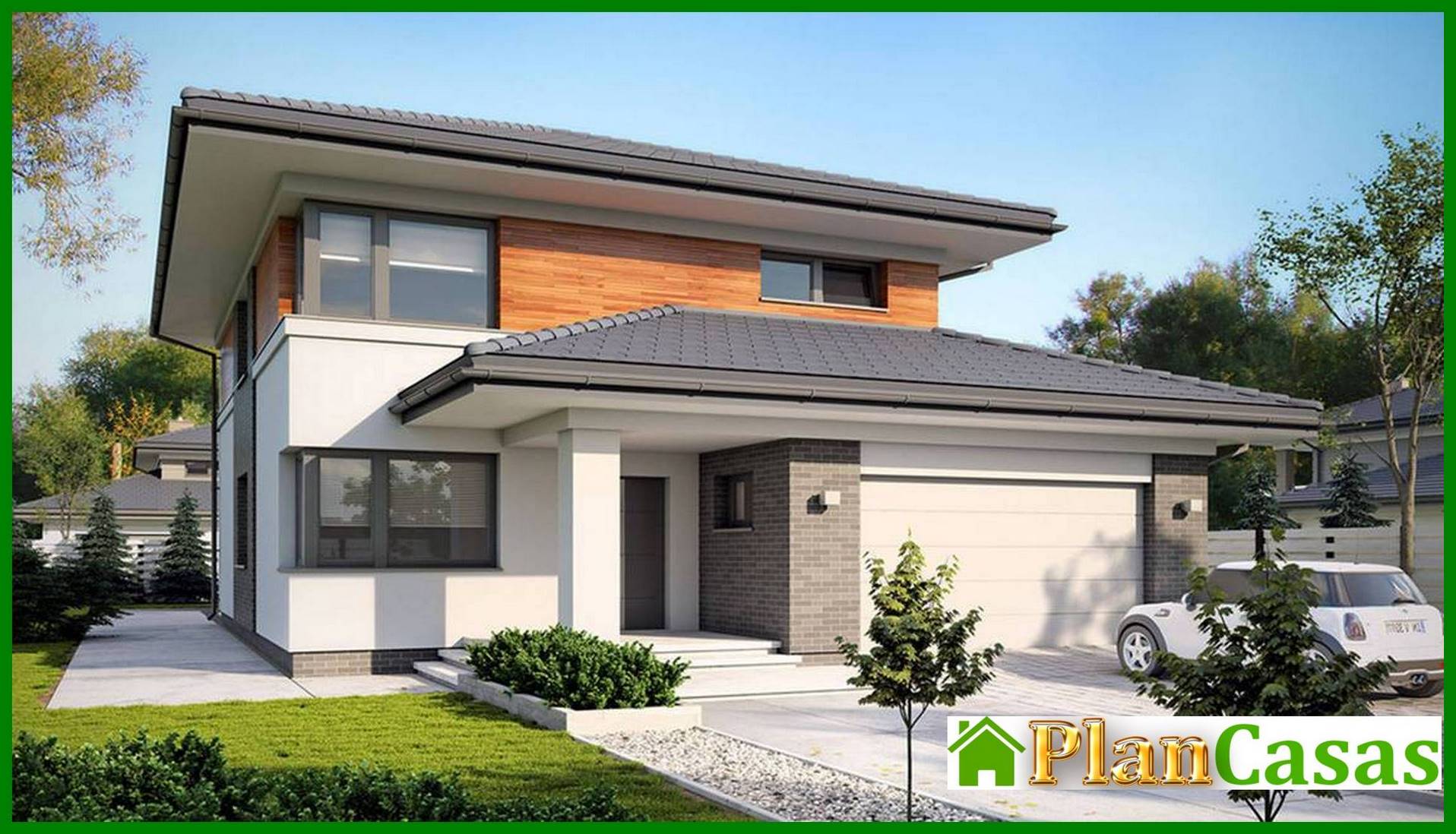 Visualization gallery - Modern residential building with an area of ​​230 m2