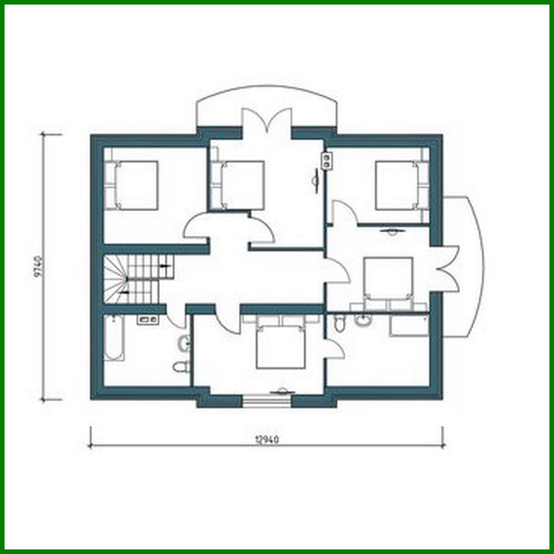 Visualization gallery - Beautiful house project of 2 floors