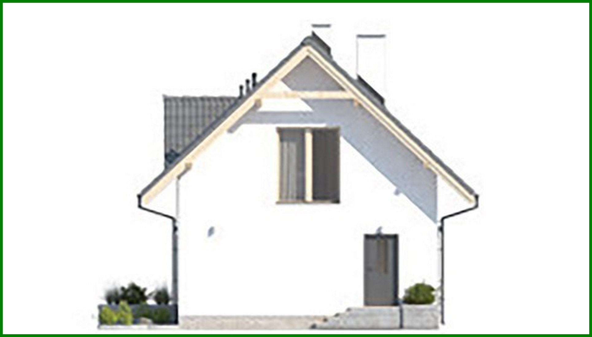 Visualization gallery - Residential house with open verandahs under a gable roof