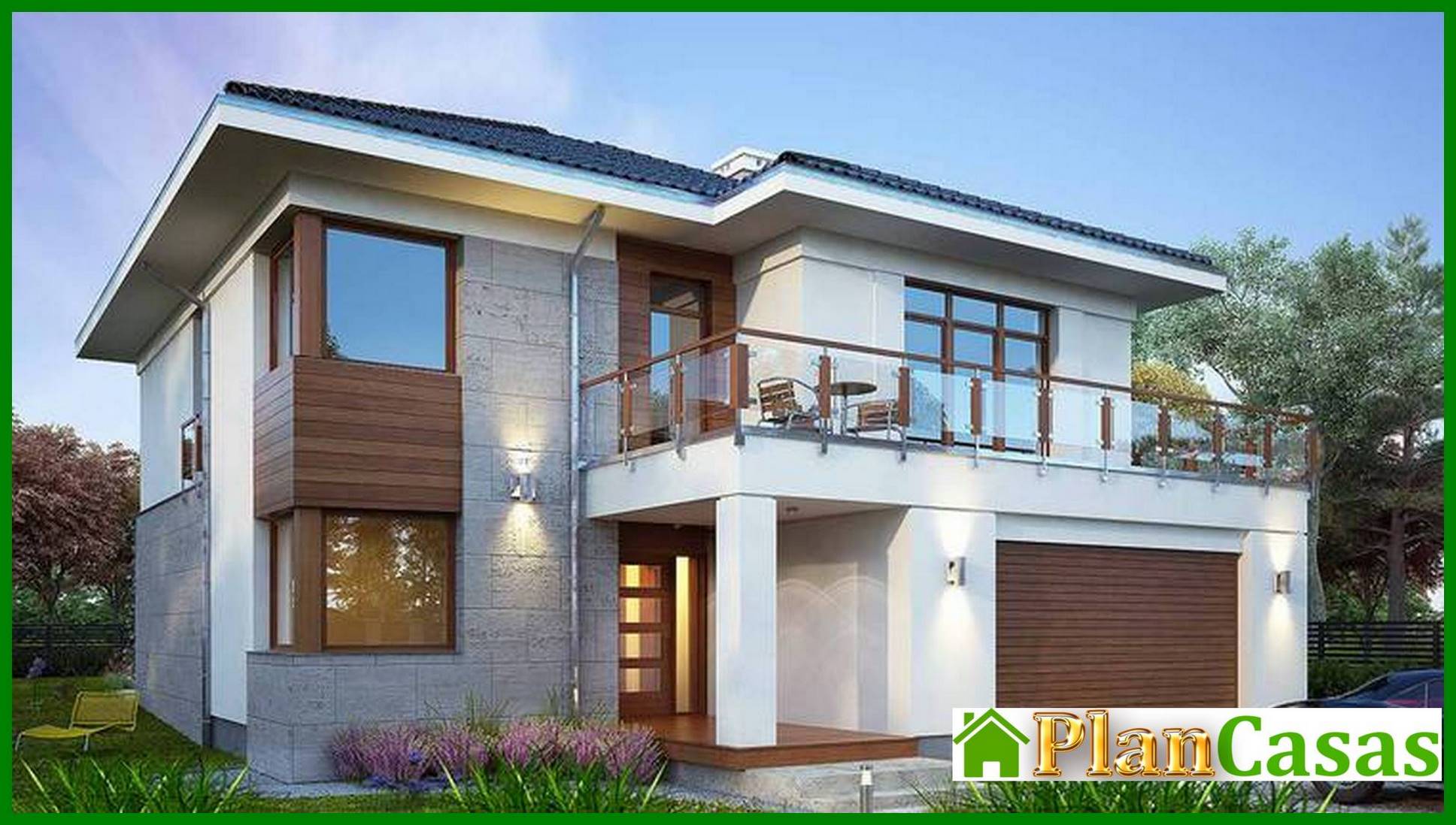Visualization gallery - Beautiful house with a large terrace
