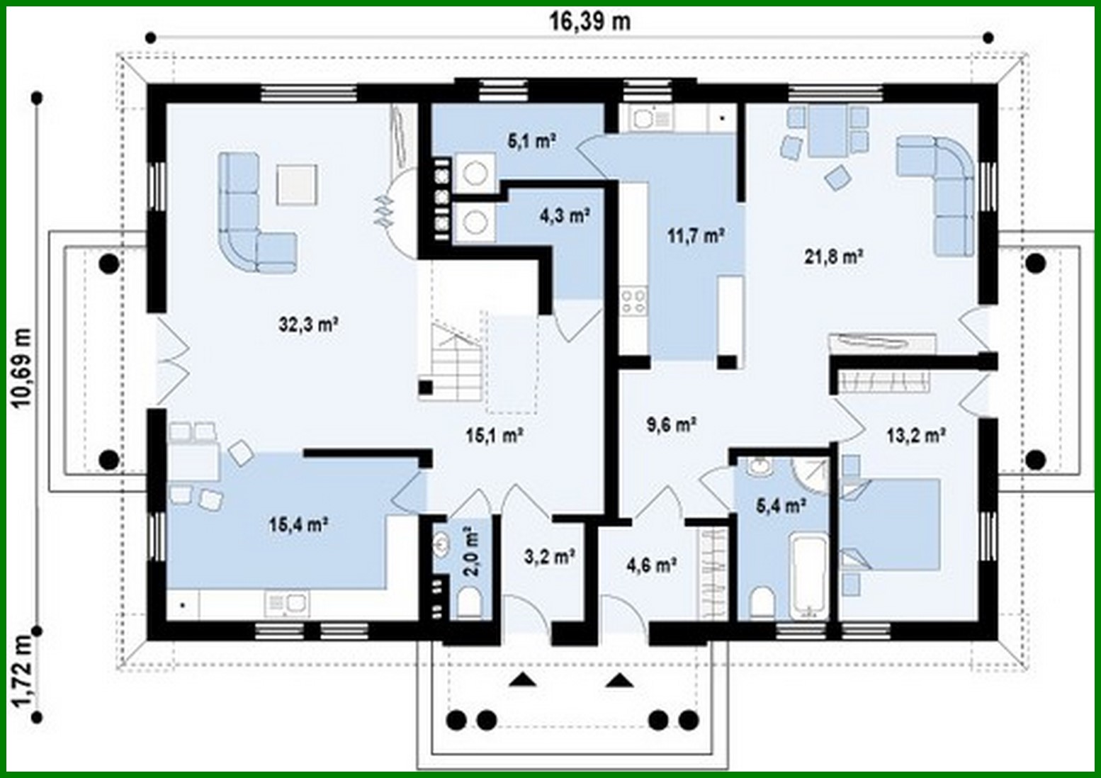 Visualization gallery - Manor style two-family house project