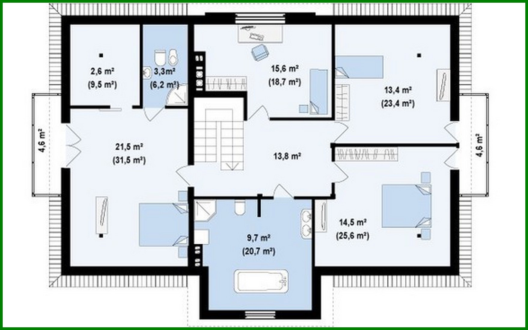 Visualization gallery - Manor style two-family house project