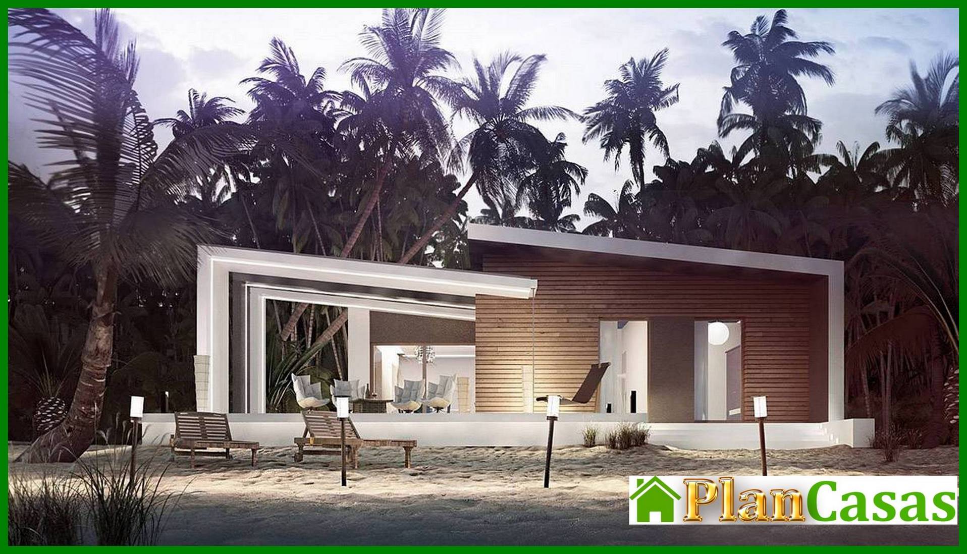 Visualization gallery - Modern house with an original facade and a stylish terrace