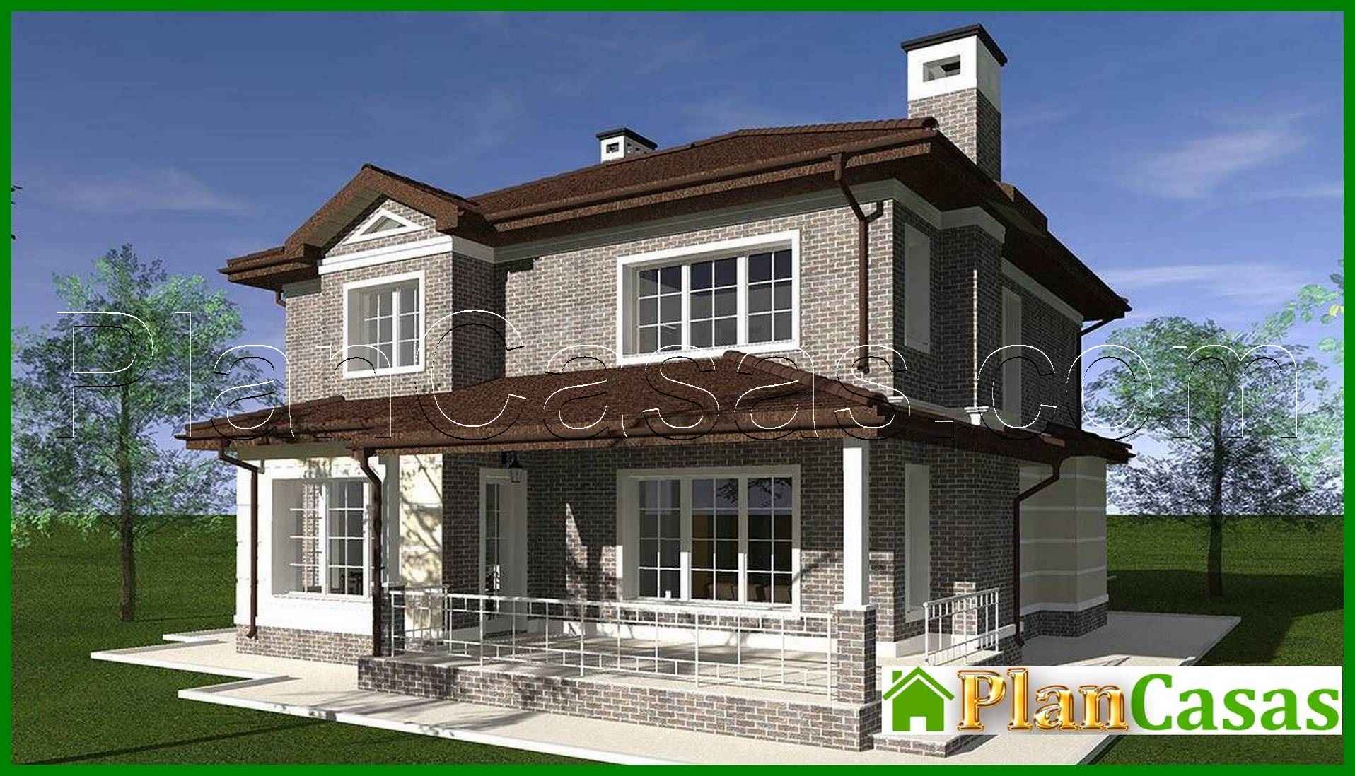Visualization gallery - Beautiful Project of a two-storey house with luxury apartments for the owner