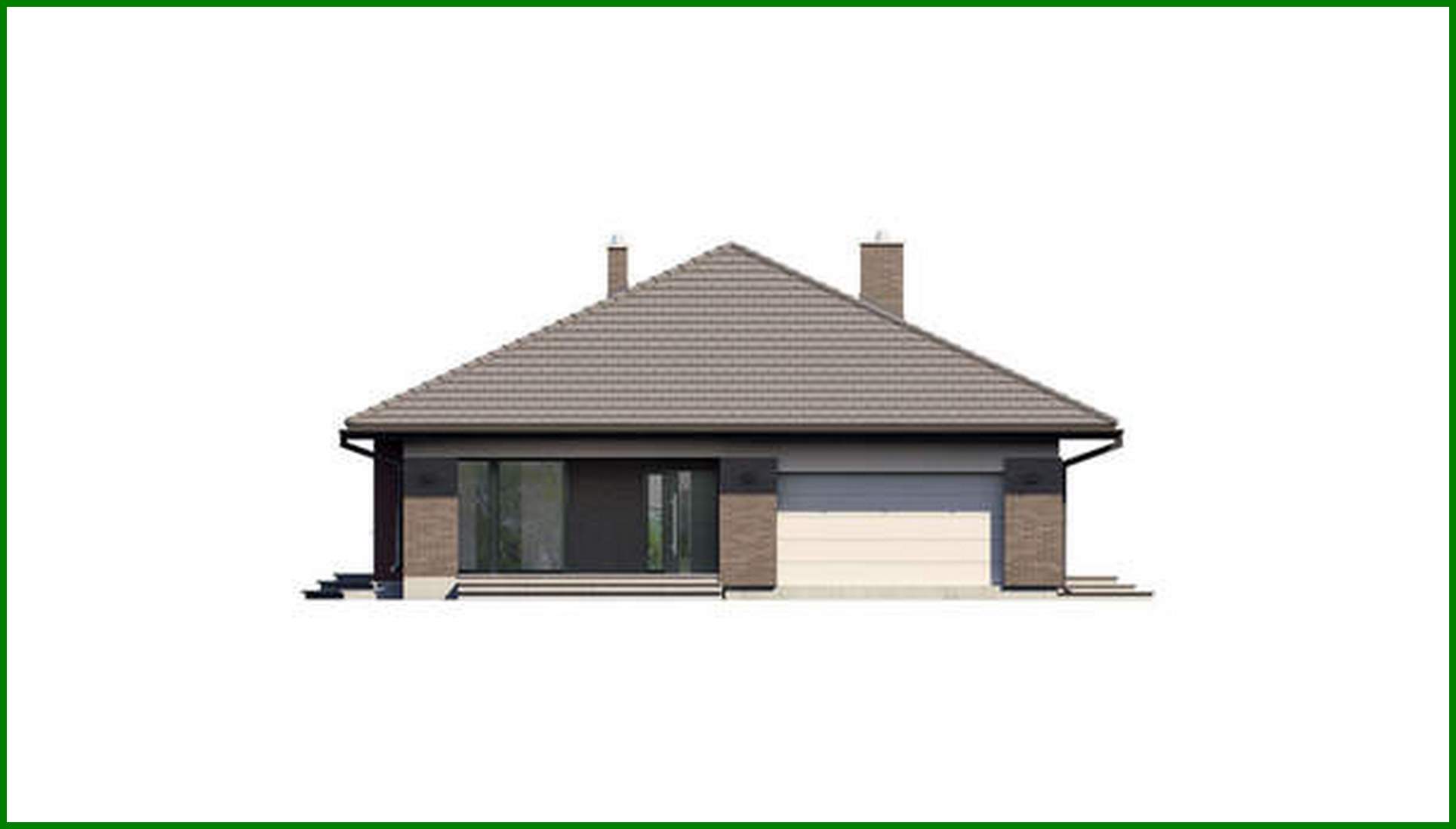 Visualization gallery - Attractive 3 bedroom one-story house project