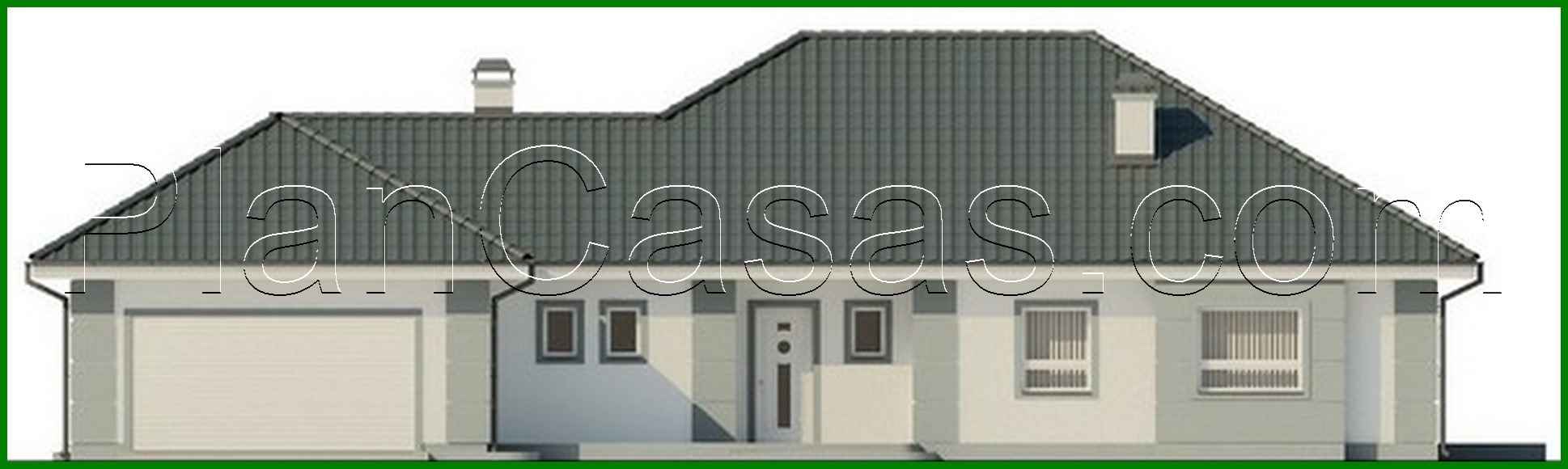 Visualization gallery - House project with a garage for two cars